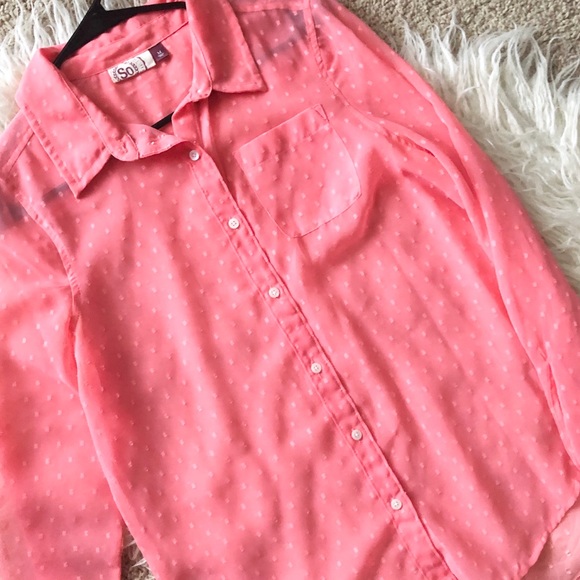 Sheer Pink Top - Picture 1 of 8